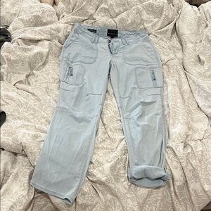 White House Black Market Light Blue Cropped Jeans